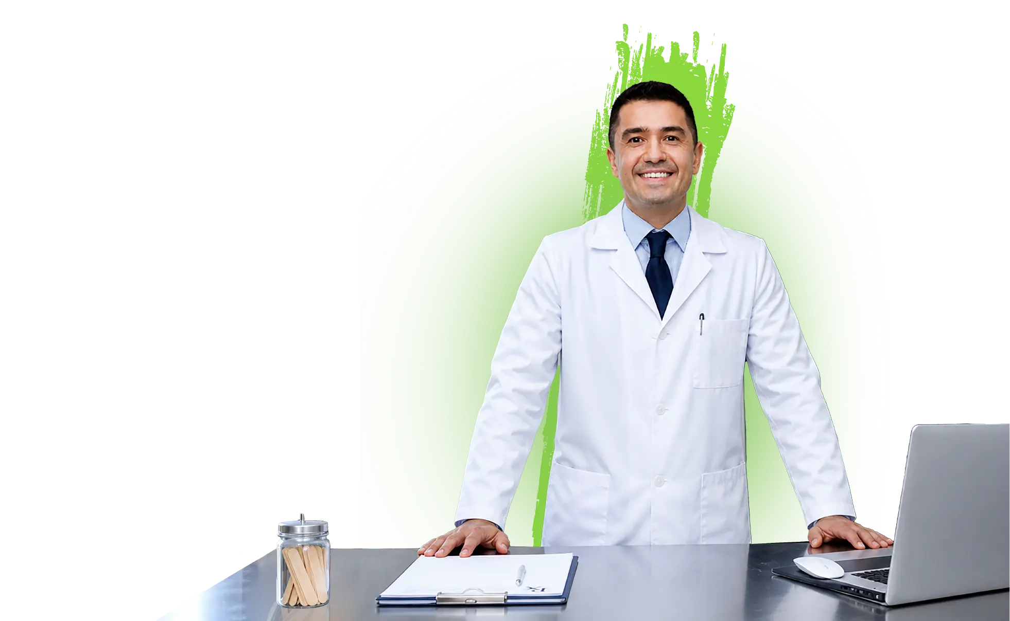 Profesional de la salud desarrollando investigación clínica en un programa de posgrado de la Universidad UTE.